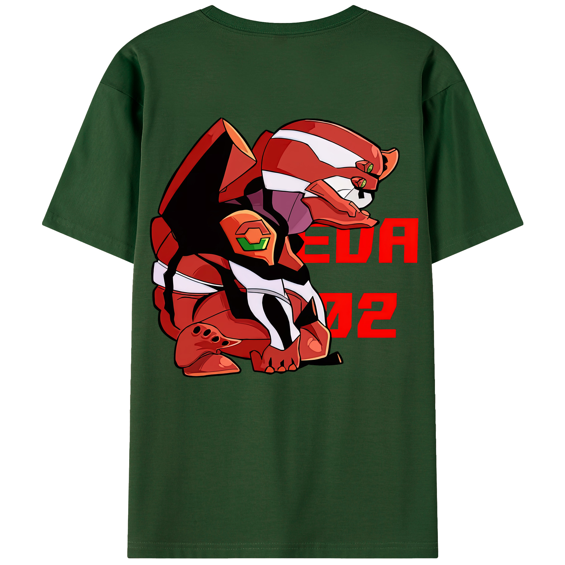 （画像用） EVA 新世紀エヴァンゲリオン 綿100％半袖Tシャツ（背面プリント）